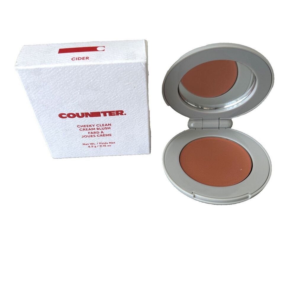 Counter Cheeky Clean Cream Blush 4.5 g/ 0.15 oz Shade Cider NEW in Box